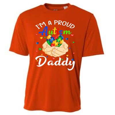 I'm A Proud Autism Daddy Autism Awareness Autistic Cute Gift Cooling Performance Crew T-Shirt