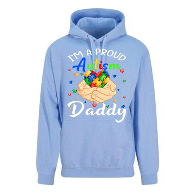 I'm A Proud Autism Daddy Autism Awareness Autistic Cute Gift Unisex Surf Hoodie