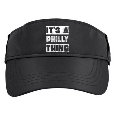 It's A Philly Thing Philadelphia Football Adult Drive Performance Visor