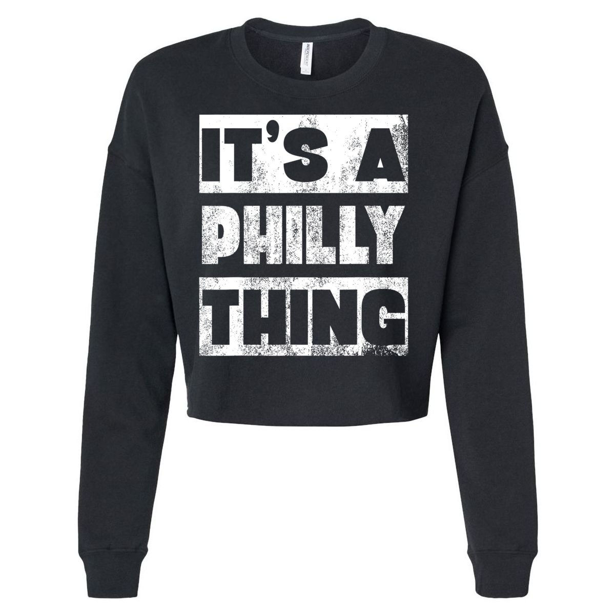 It's A Philly Thing Philadelphia Football Cropped Pullover Crew