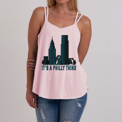 It's A Philly Thing Philadelphia City Skyline Women's Strappy Tank