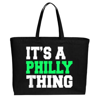 It's A Philly Thing Its A Philly Thing Philadelphia Football  Cotton Canvas Jumbo Tote