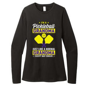 I'm A Pickleball Grandma Just Like A Normal Grandma Except Way Cooler Womens CVC Long Sleeve Shirt