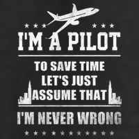 I'm A Pilot To Save Time | Never Wrong Aviation Crop Fleece Hoodie