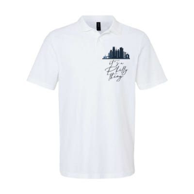 Its A Philly Thing Philadelphia City Softstyle Adult Sport Polo