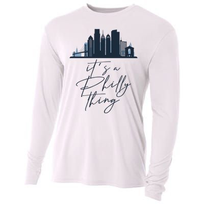 Its A Philly Thing Philadelphia City Cooling Performance Long Sleeve Crew