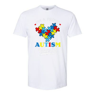 I'm A Proud Autism Cousin Autism Awareness Autistic Relative Softstyle® CVC T-Shirt