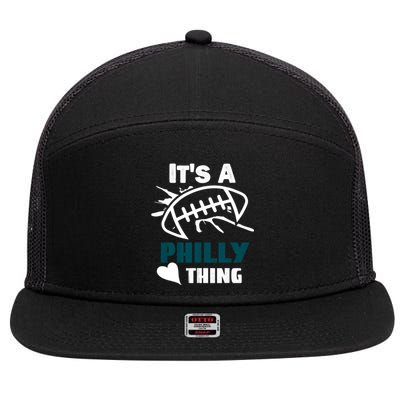 It's A Philly Thing Its A Philly Thing Philadelphia Football FLy Eagles Fly 7 Panel Mesh Trucker Snapback Hat