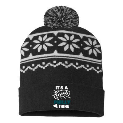 It's A Philly Thing Its A Philly Thing Philadelphia Football FLy Eagles Fly USA-Made Snowflake Beanie