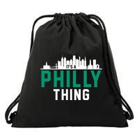 It's A Philly Thing City Skyline Pride Drawstring Bag
