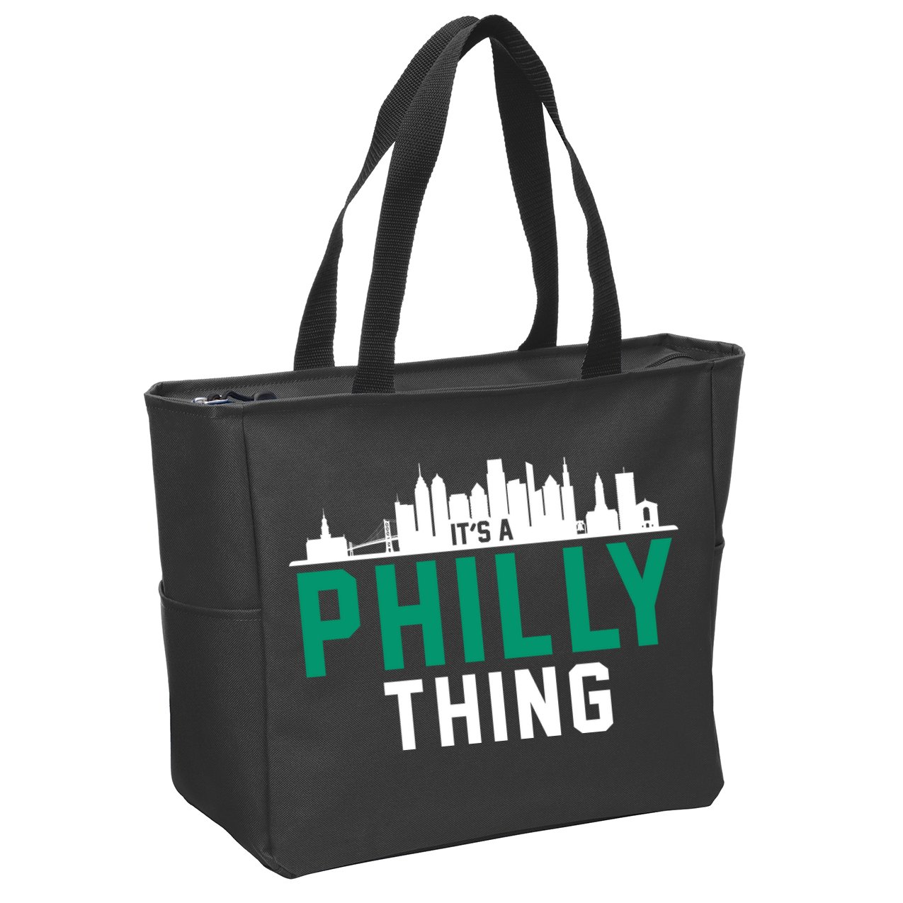 It's A Philly Thing City Skyline Pride Zip Tote Bag