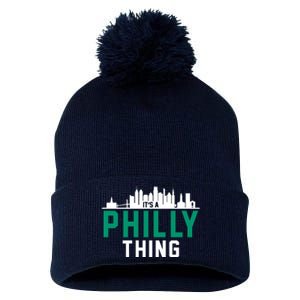 It's A Philly Thing City Skyline Pride Pom Pom 12in Knit Beanie