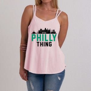 It's A Philly Thing City Skyline Pride Women's Strappy Tank