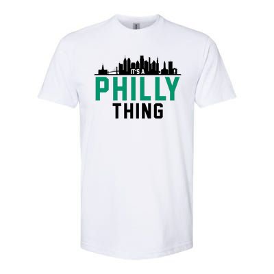 It's A Philly Thing City Skyline Pride Softstyle® CVC T-Shirt