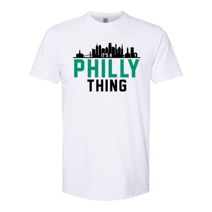 It's A Philly Thing City Skyline Pride Softstyle CVC T-Shirt