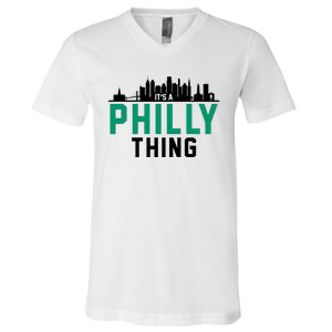 It's A Philly Thing City Skyline Pride V-Neck T-Shirt