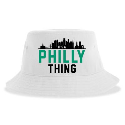 It's A Philly Thing City Skyline Pride Sustainable Bucket Hat