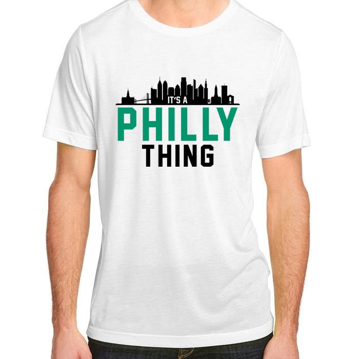 It's A Philly Thing City Skyline Pride Adult ChromaSoft Performance T-Shirt