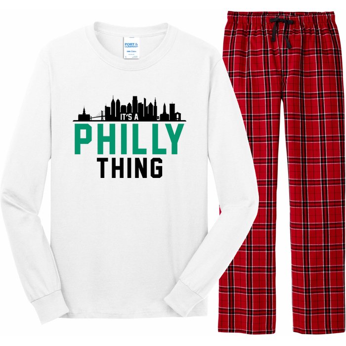 It's A Philly Thing City Skyline Pride Long Sleeve Pajama Set