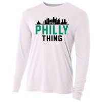 It's A Philly Thing City Skyline Pride Cooling Performance Long Sleeve Crew