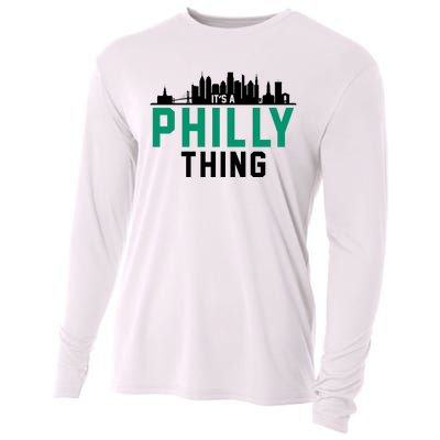 It's A Philly Thing City Skyline Pride Cooling Performance Long Sleeve Crew