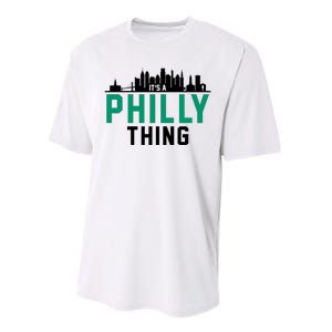 It's A Philly Thing City Skyline Pride Performance Sprint T-Shirt