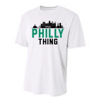 It's A Philly Thing City Skyline Pride Performance Sprint T-Shirt