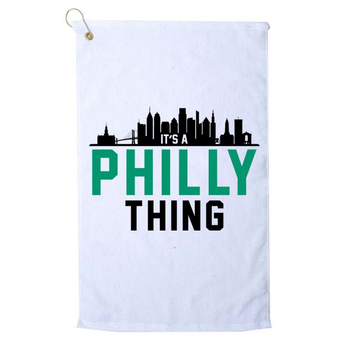 It's A Philly Thing City Skyline Pride Golf Towel