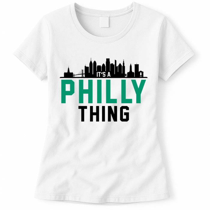 It's A Philly Thing City Skyline Pride Womens T-Shirt