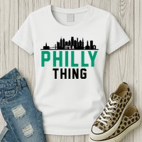 It's A Philly Thing City Skyline Pride Womens T-Shirt