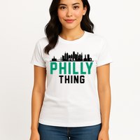 It's A Philly Thing City Skyline Pride Womens T-Shirt
