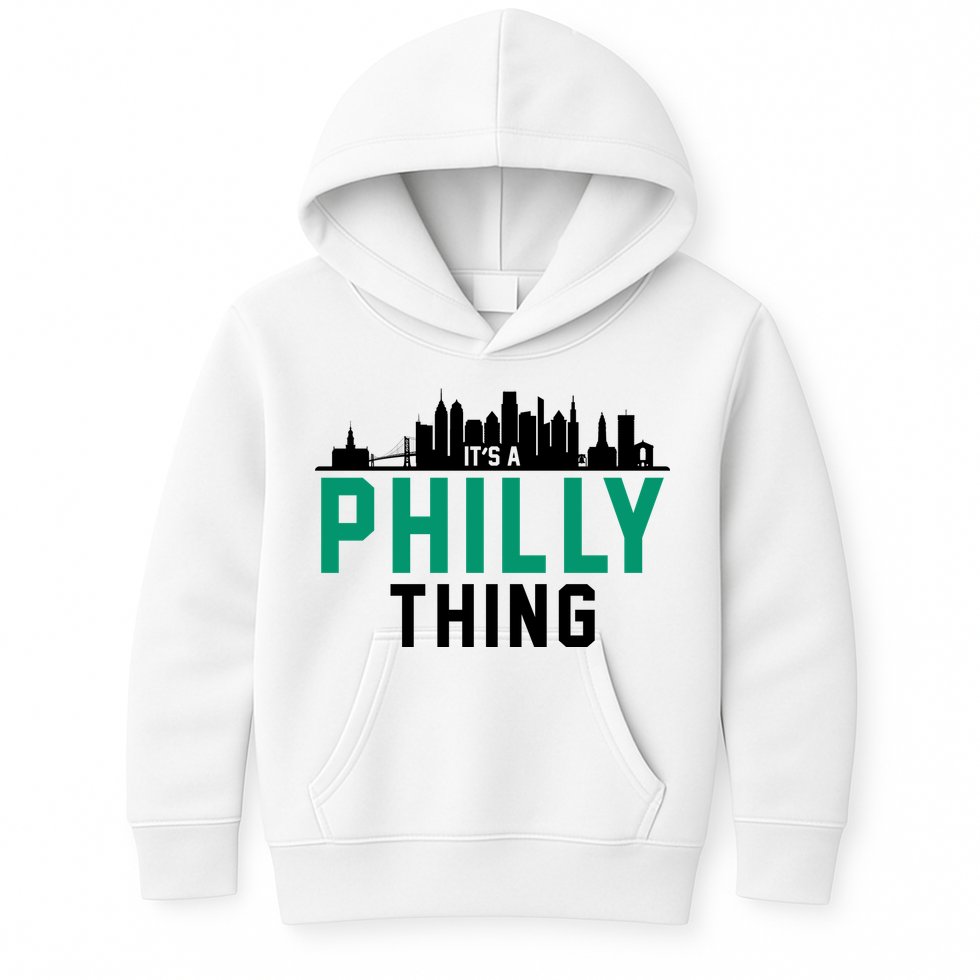 It's A Philly Thing City Skyline Pride Kids Hoodie