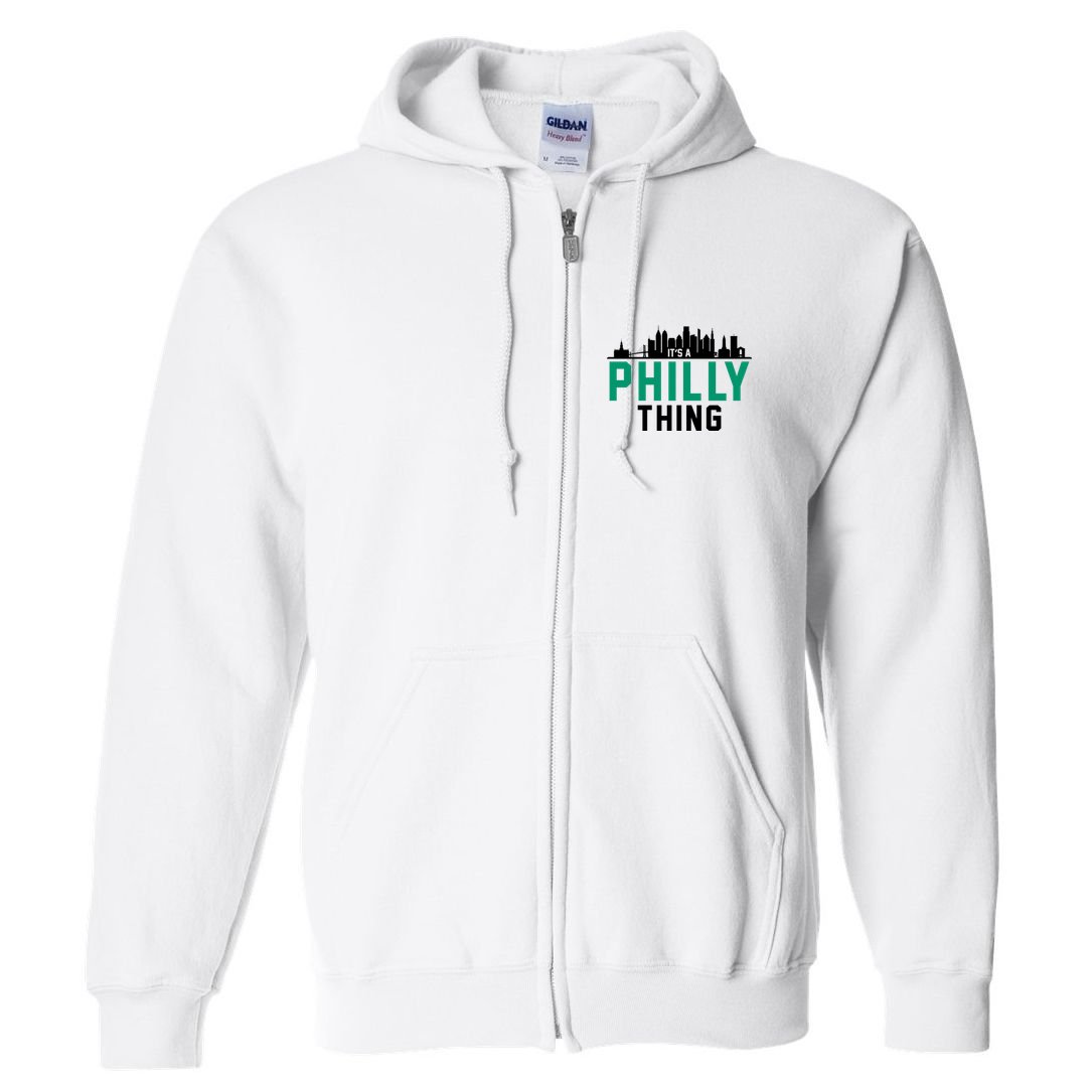 It's A Philly Thing City Skyline Pride Full Zip Hoodie