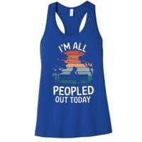 IM All Peopled Out Today Women's Racerback Tank