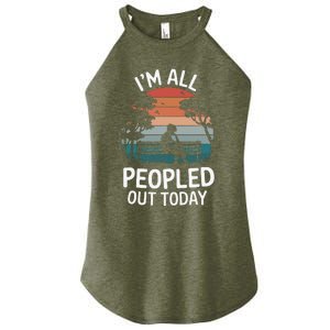 IM All Peopled Out Today Women's Perfect Tri Rocker Tank