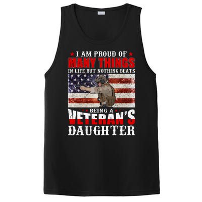 I Am Proud Of Many Things In Life But Nothing Beats Being A Veteran's Daughter PosiCharge Competitor Tank