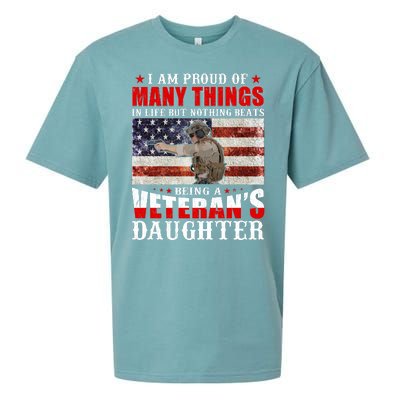 I Am Proud Of Many Things In Life But Nothing Beats Being A Veteran's Daughter Sueded Cloud Jersey T-Shirt