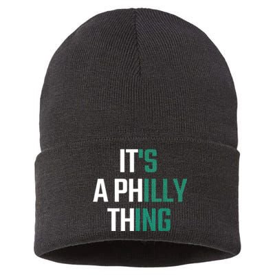 It's A Philly Thing Its A Philly Thing Philadelphia Football FLy Eagles Fly Sustainable Knit Beanie