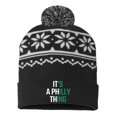 It's A Philly Thing Its A Philly Thing Philadelphia Football FLy Eagles Fly USA-Made Snowflake Beanie