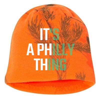 It's A Philly Thing Its A Philly Thing Philadelphia Football FLy Eagles Fly Kati - Camo Knit Beanie