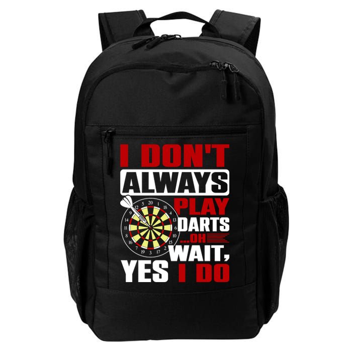 I Always Play Darts Funny Backpack