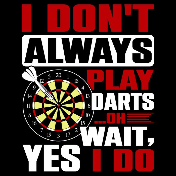 I Always Play Darts Funny Backpack