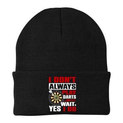 I Always Play Darts Funny Knit Cap Winter Beanie