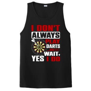 I Always Play Darts Funny PosiCharge Competitor Tank