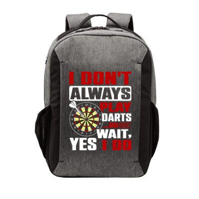 I Always Play Darts Funny Vector Backpack