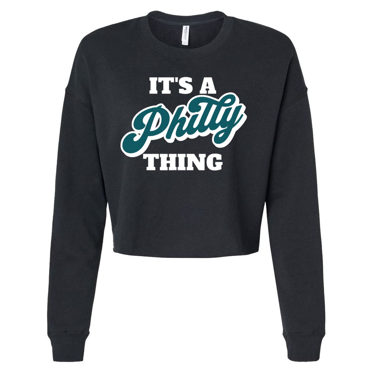 It's A Philly Thing Cropped Pullover Crew