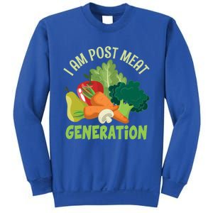 I Am Post Meat Generation Veggie Funny Veganism Gift Sweatshirt