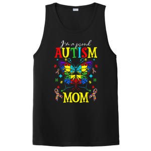 I'm A Proud Autism Mom Autism Awareness Butterfly For Wo PosiCharge Competitor Tank