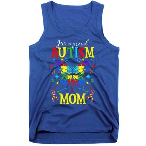 I'm A Proud Autism Mom Autism Awareness Butterfly For Wo Tank Top