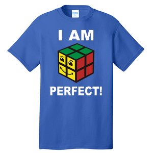 I Am Perfect Funny Retro Cube Meme Tall T-Shirt